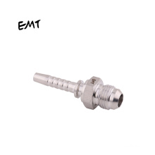 stainless steel male thread straight 74 /37 degree flare hydraulic braided hose fittings connector